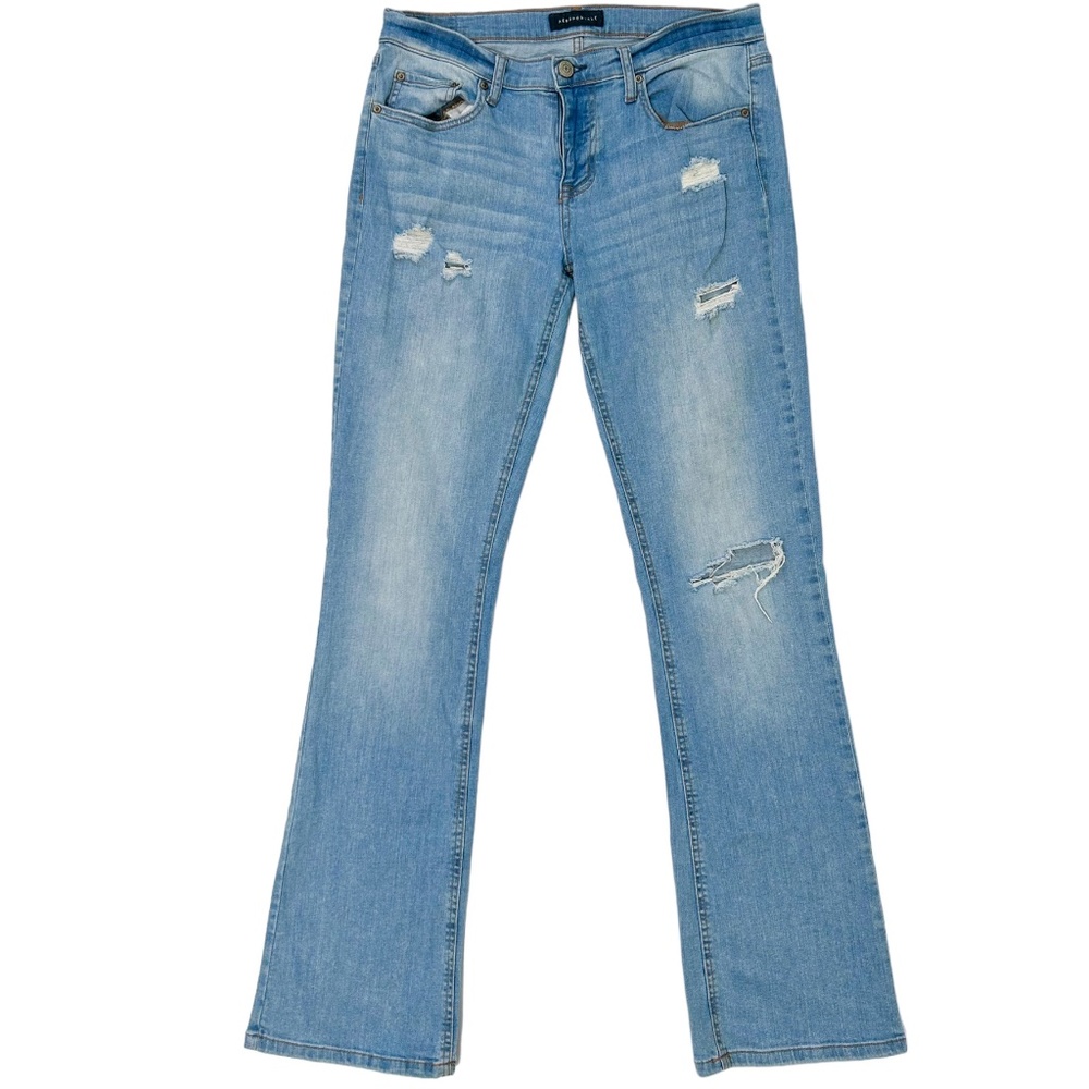 Aeropostale Boot Cut Ripped Denim Jeans